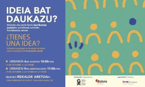 Ideia bat daukazu? Urriaren 4an eta 9an jardunaldiak Bilbon! - EGK