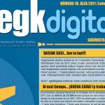 EGK Digitala 18, 2011ko apirileko buletina duzu jarraian!