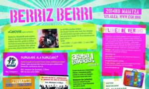 Agenda Berriz Berri de Mayo