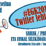 #EGK2015 Twitter lehiaketaren irabazleak ditugu