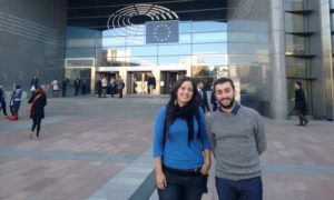 Dos miembros de EGK participan en la iniciativa "European Parliament Hearing on Youth Unemployment" en Bruselas
