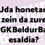 #EGKBeldurBarik lehiaketa
