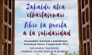 Euskadiko Gazteak Lankidetzan kartela