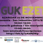 Azaroan ere #GukEzetz! Zatoz zure iritzia ematera! - Euskadiko Gazteriaren Kontseilua (EGK)