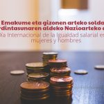 Soldata Arrakalarekin amaitzea aldarrikatzen dugu. Reivindicamos terminar con la brecha salarial - Euskadiko Gazteriaren Kontseilua (EGK)