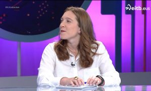 Eztabaidan programan izan da Maialen Olabe