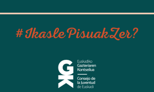 Ikasle pisuen gaia mahai gainera - Euskadiko Gazteriaren Kontseilua
